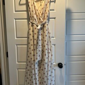 Floral Sleeveless Wrap Dress